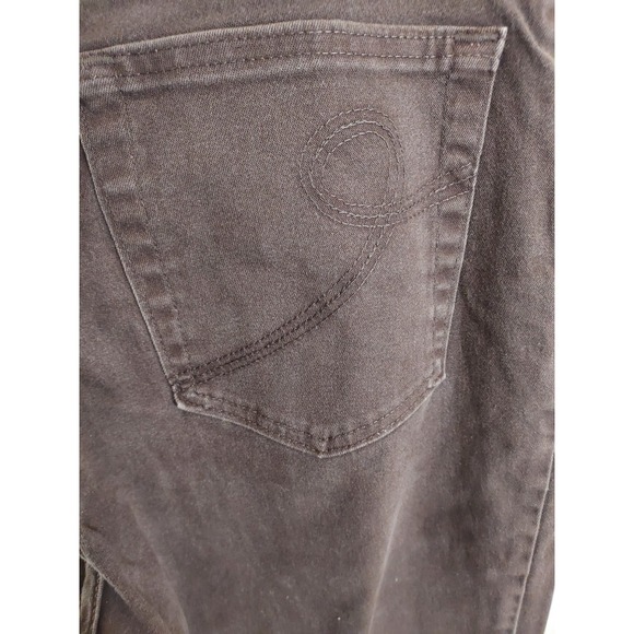 FDJ French Dressing Peggy Jeans Pants Womens 8P Brown Straight Leg Petite - Picture 6 of 7
